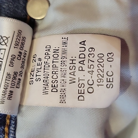 Hudson Barbara Highwaist Super Skinny Ankle Jean US 26 - Picture 12 of 15